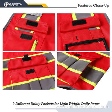 High Visibility Safety Vest with pockets